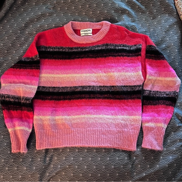 Essentiel Antwerp Striped Mohair Sweater size Small - Picture 1 of 6